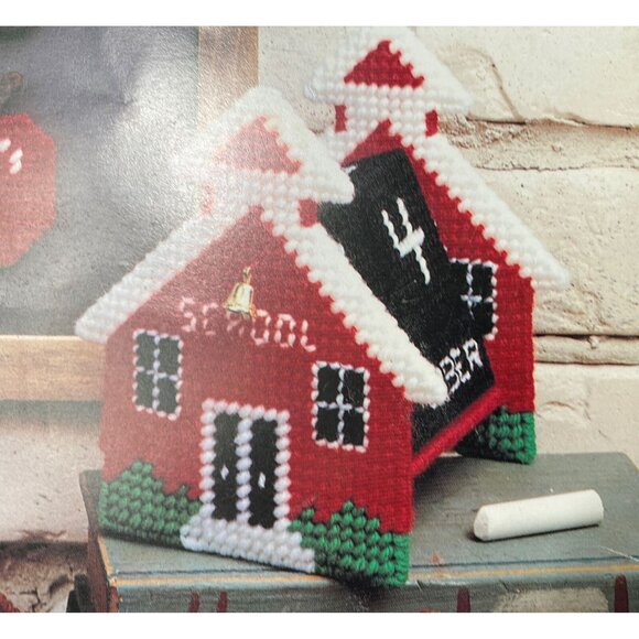 Leisure Arts TEACHER TREASURES PLASTIC CANVAS 1494 Leaflet 12 Designs School - Picture 6 of 11